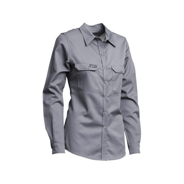 LAPCO Women's FR Uniform Shirt in Gray